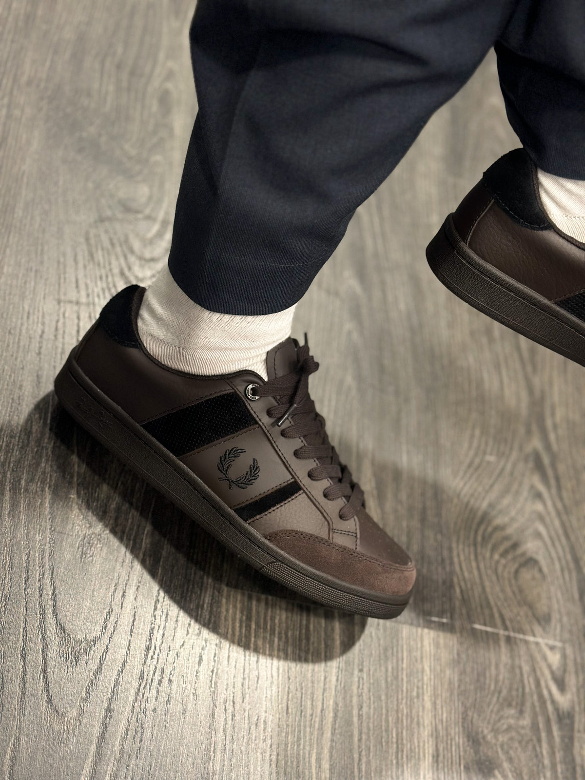 FRED PERRY Sapatilhas b725 em pele