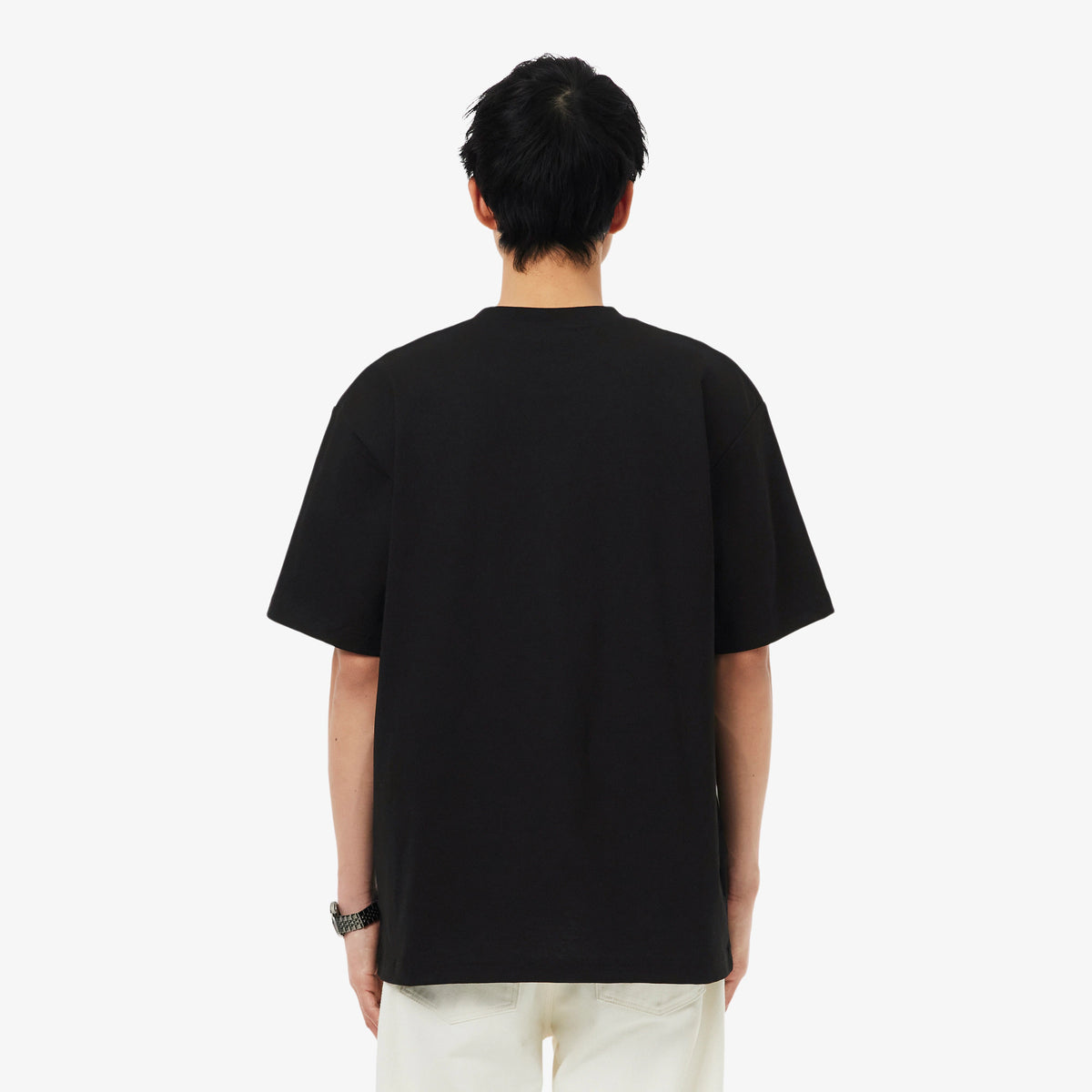 LACOSTE T-shirt em jersey de algodão grosso