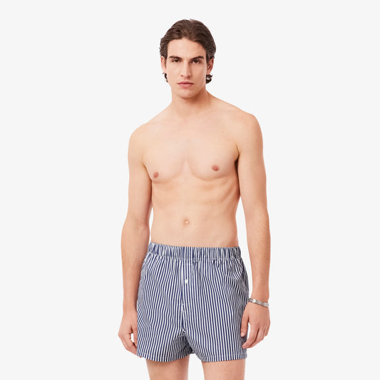 LACOSTE Pack de 3 boxers em tecido de algodão