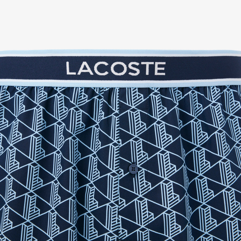 LACOSTE Pack de 3 boxers de popelina de algodão