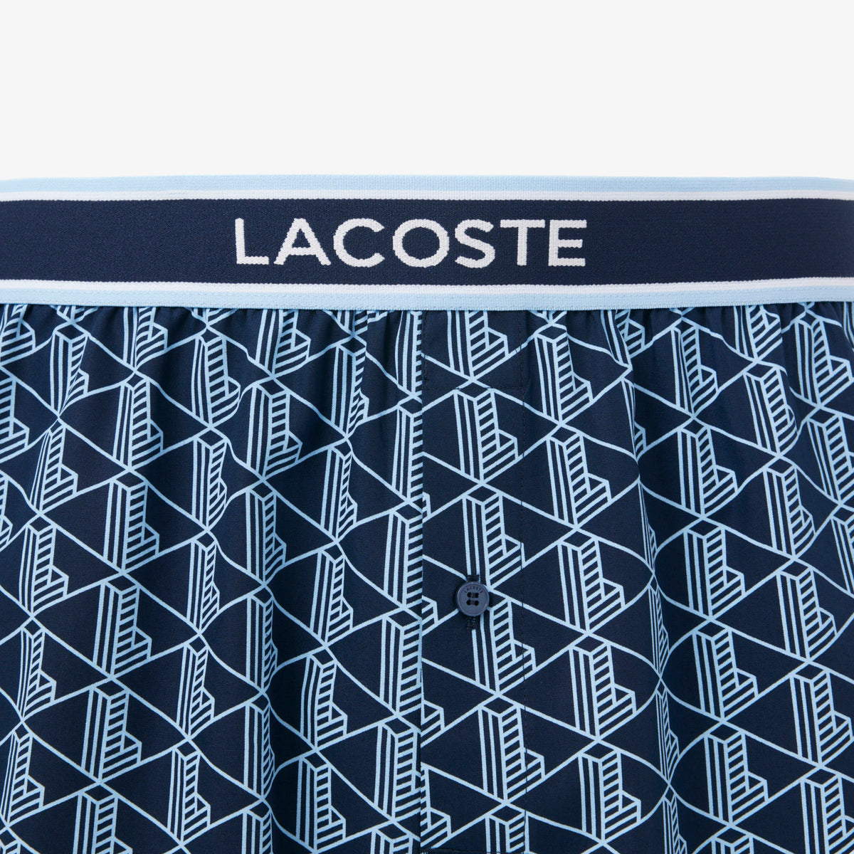 LACOSTE Pack de 3 boxers de popelina de algodão
