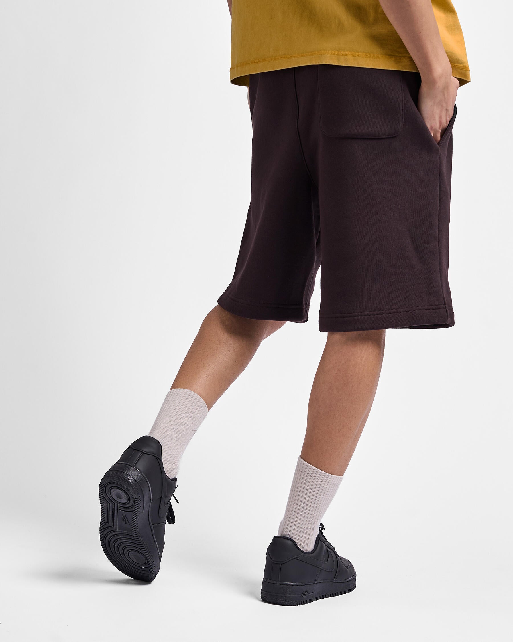 LACOSTE Calções relaxed fit em felpa