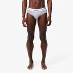 LACOSTE Pack de 3 cuecas de algodão elástico - CARISMAstore