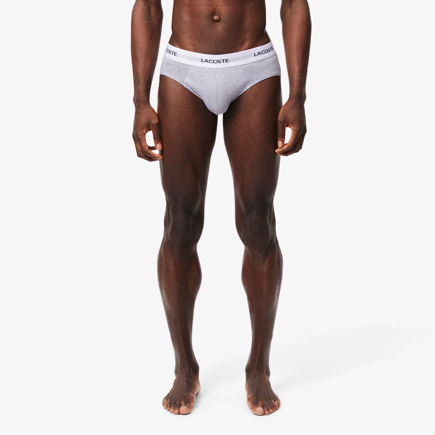 LACOSTE Pack de 3 cuecas de algodão elástico - CARISMAstore