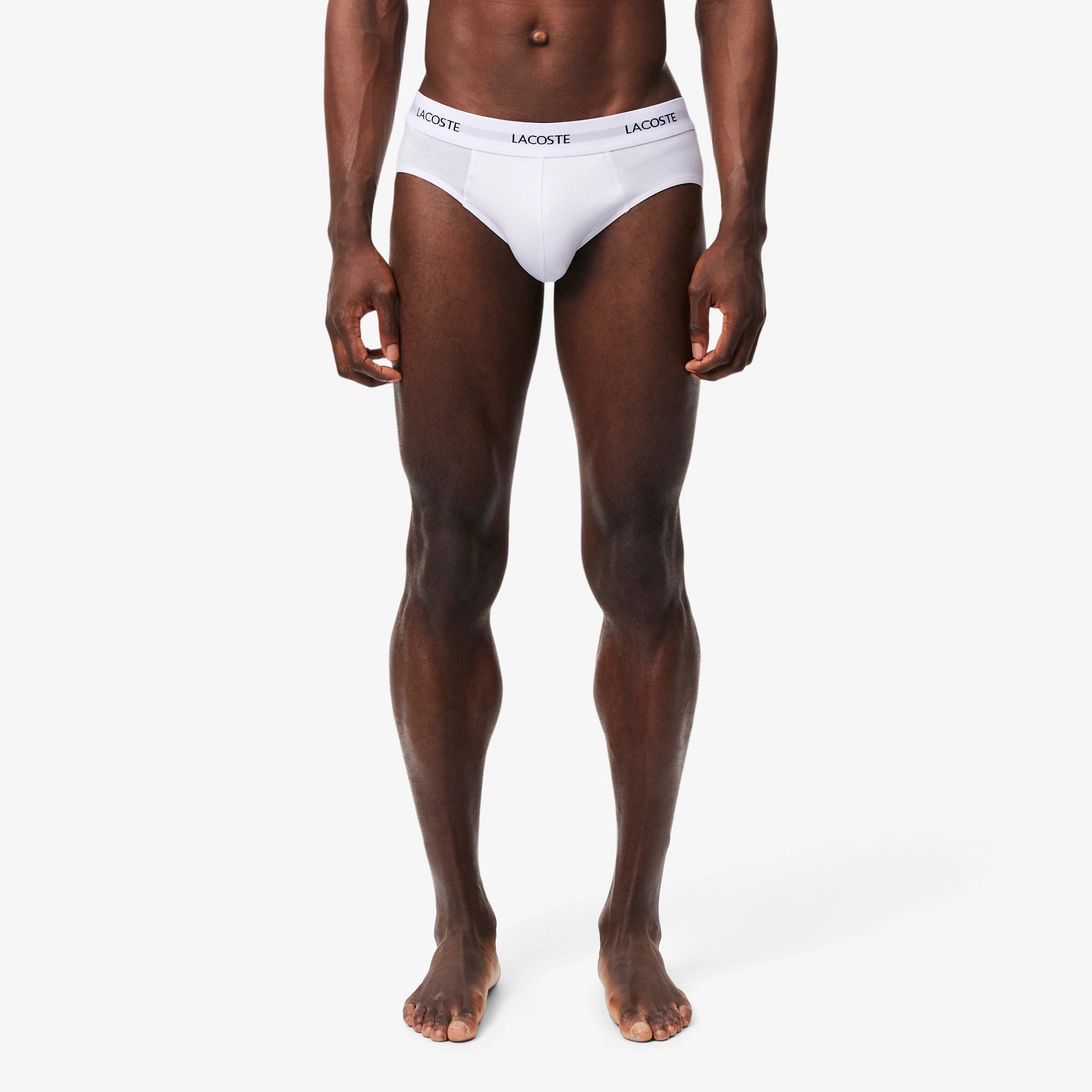 LACOSTE Pack de 3 cuecas de algodão elástico - CARISMAstore