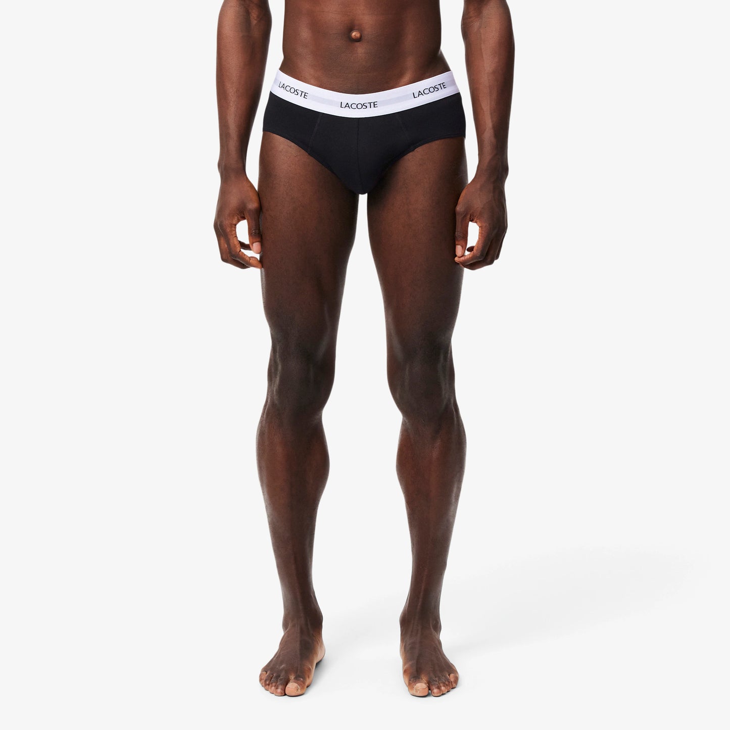 LACOSTE Pack de 3 cuecas de algodão elástico - CARISMAstore