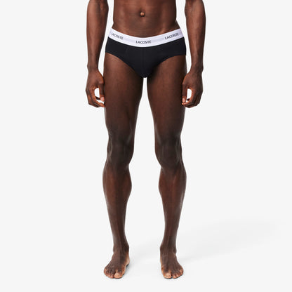 LACOSTE Pack de 3 cuecas de algodão elástico - CARISMAstore