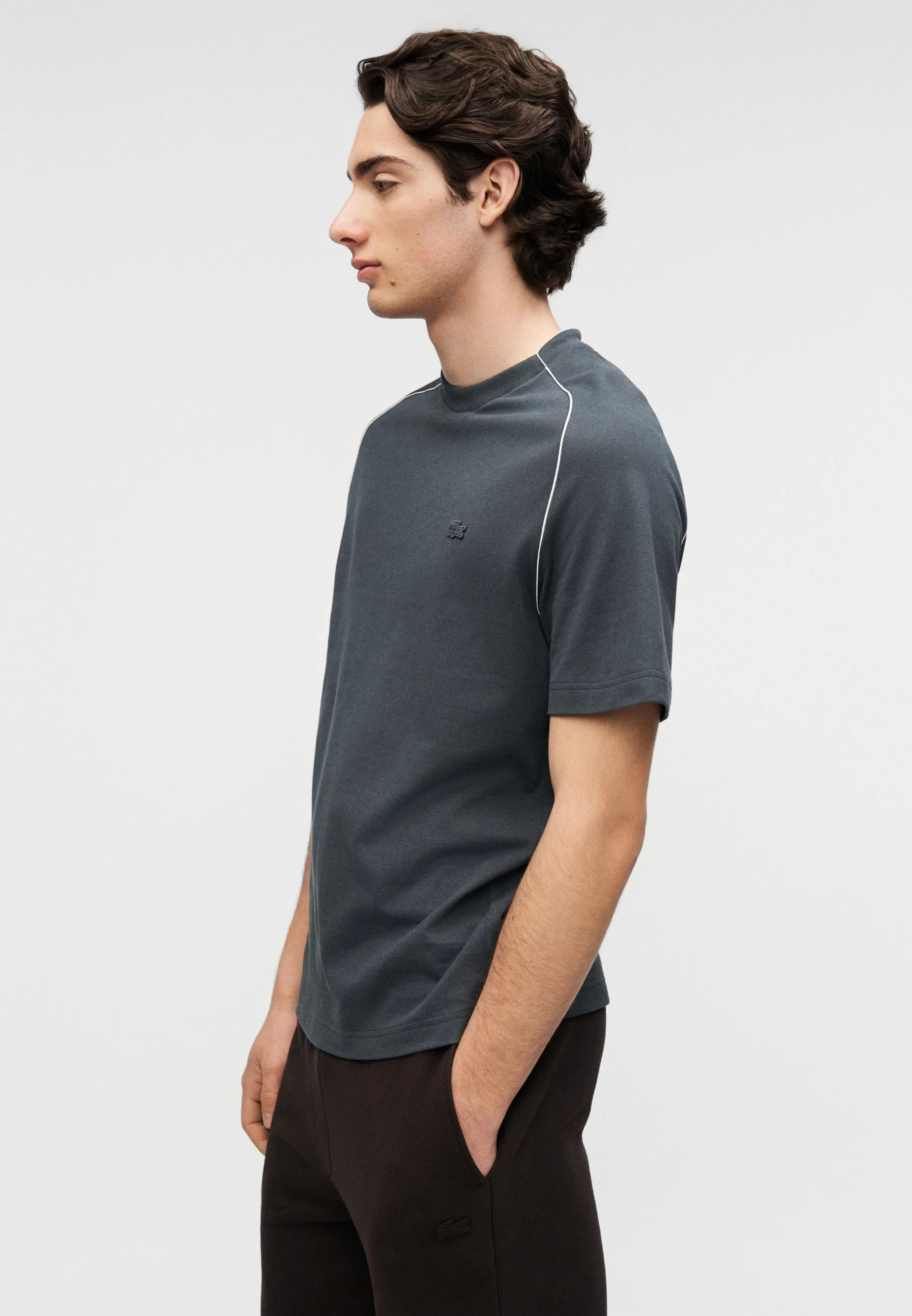 LACOSTE Calções relaxed fit em felpa