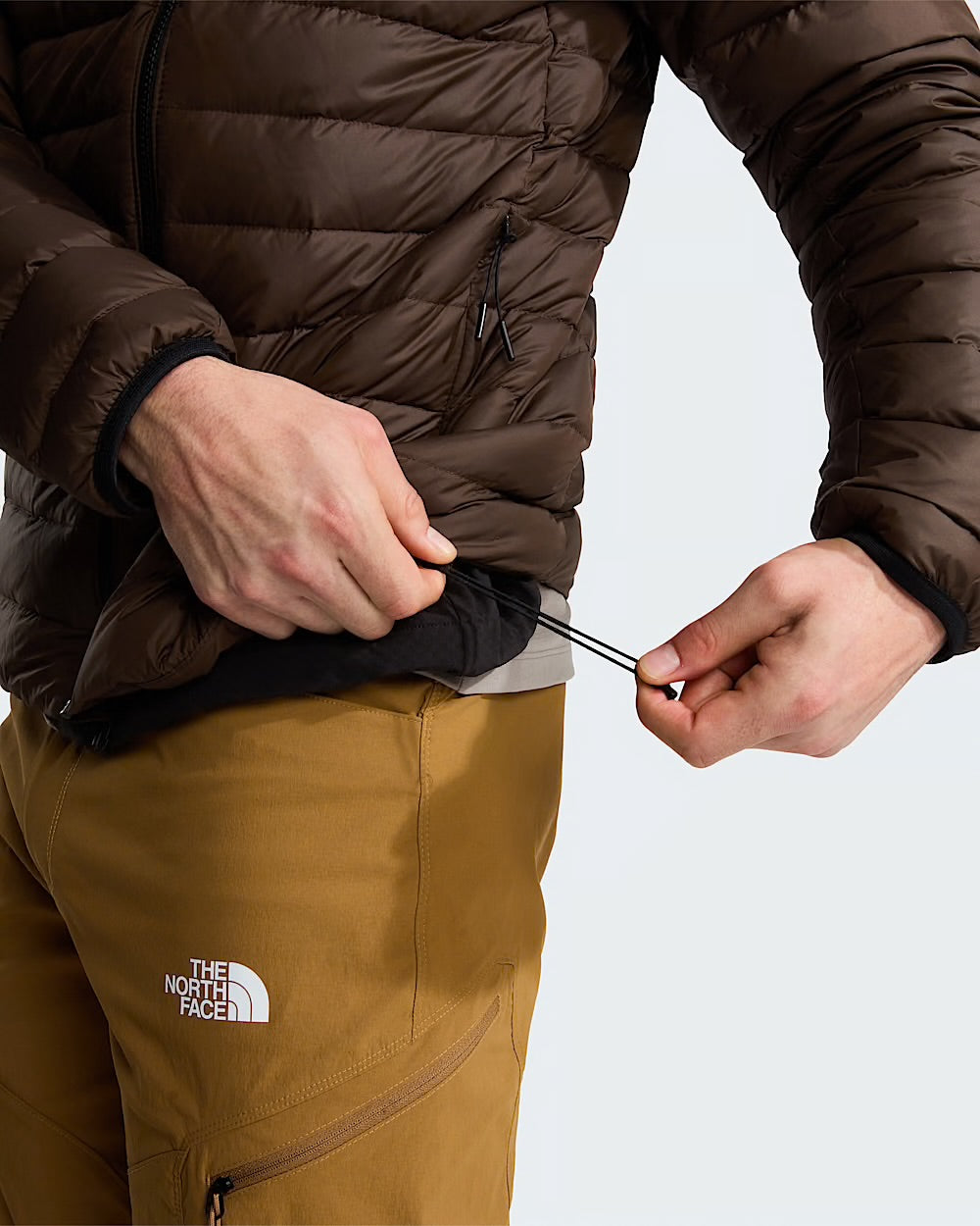 THE NORTH FACE Casaco com capuz e penugem de ganso classic