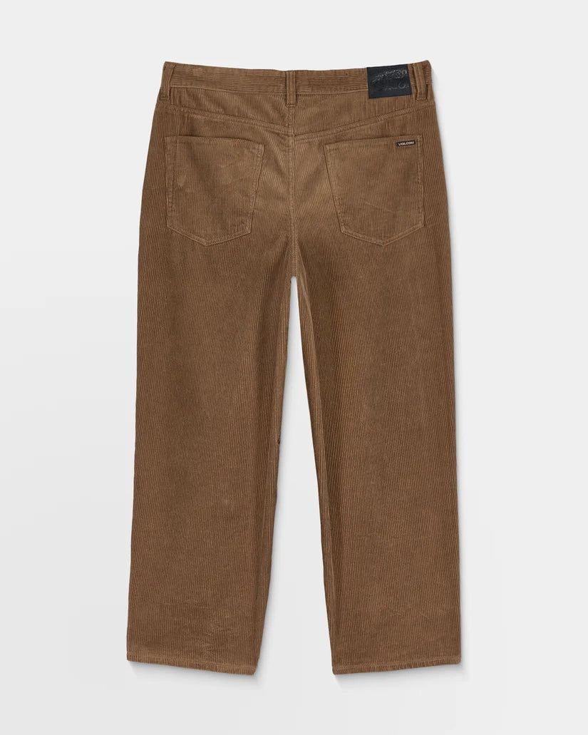 VOLCOM Calça billow tapered corduroy