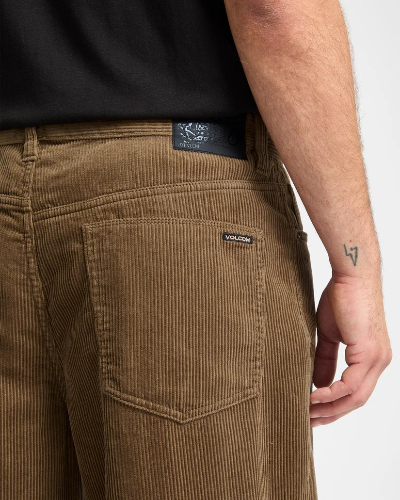 VOLCOM Calça billow tapered corduroy