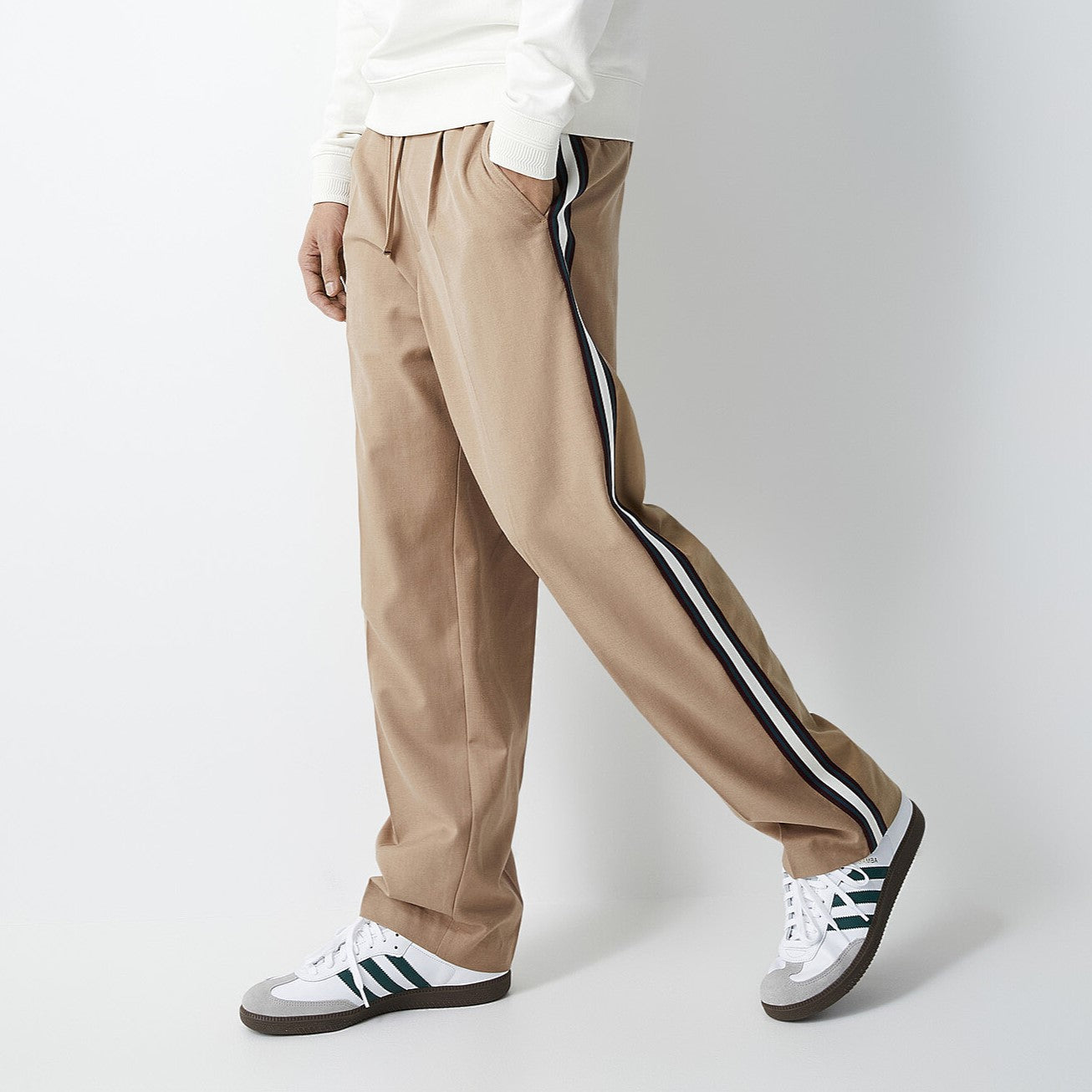 SCOTCH&SODA Calça jogger reta com fita - CARISMAstore