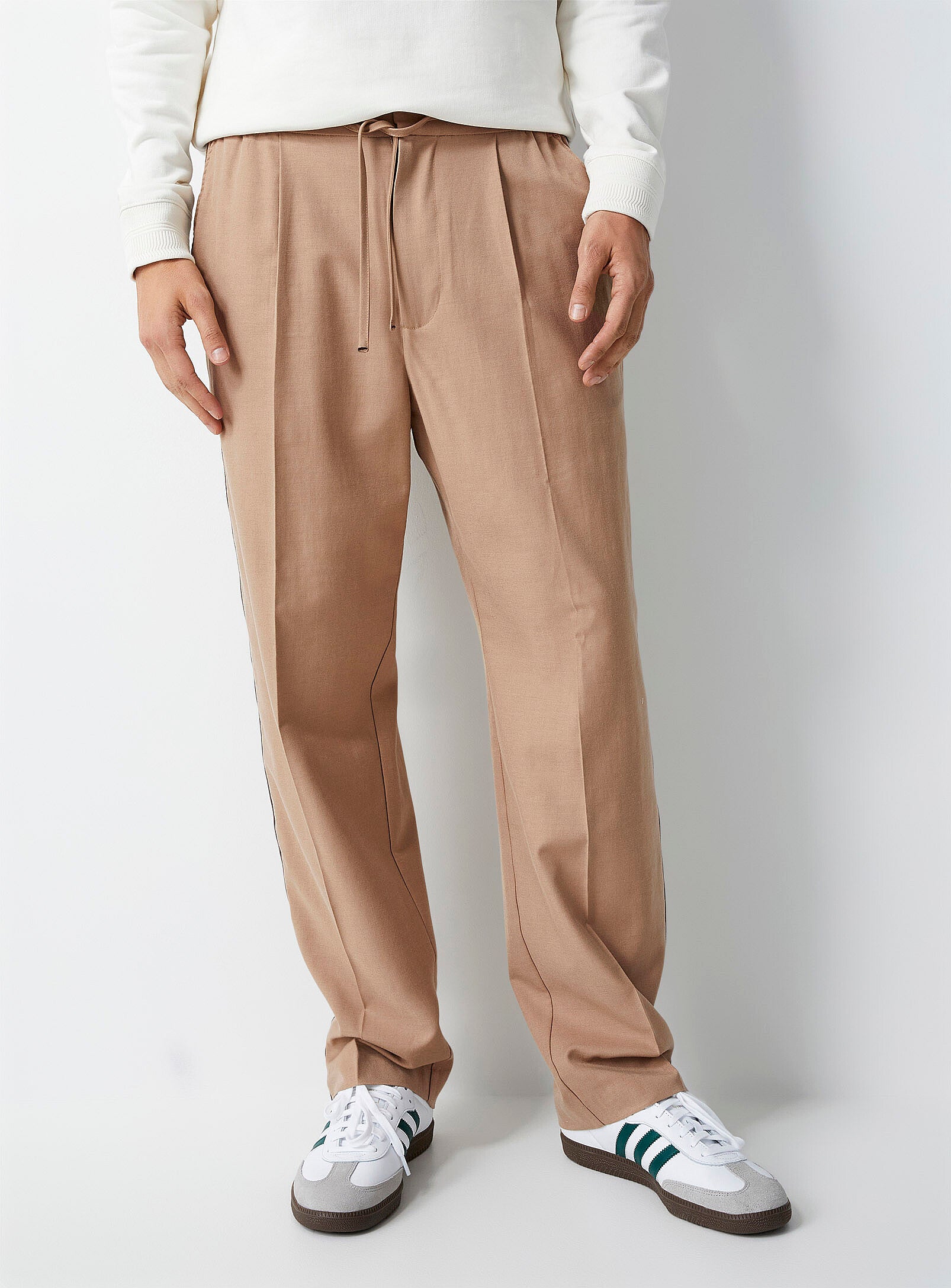 SCOTCH&SODA Calça jogger reta com fita - CARISMAstore