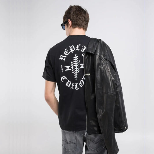 REPLAY T-shirt com estampado personalizado