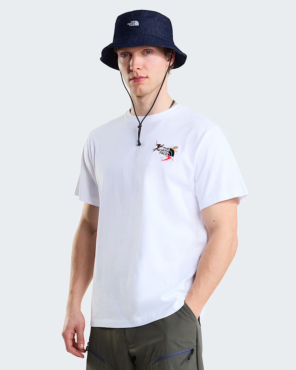 THE NORTH FACE T-shirt com gráfico bordado off piste unissexo