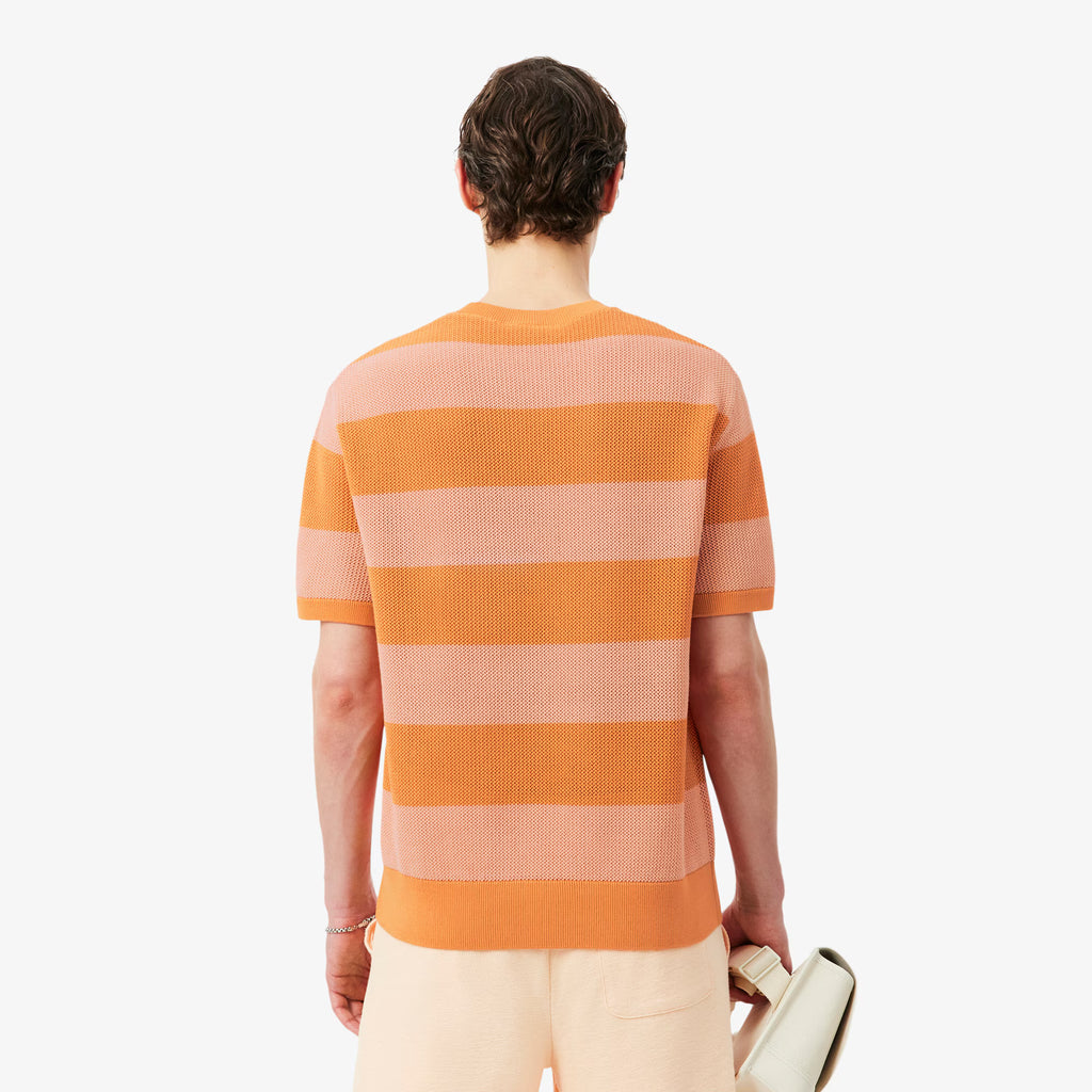 LACOSTE T-shirt de algodão de manga curta