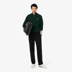LACOSTE Camisola de gola alta em algodão e com fecho