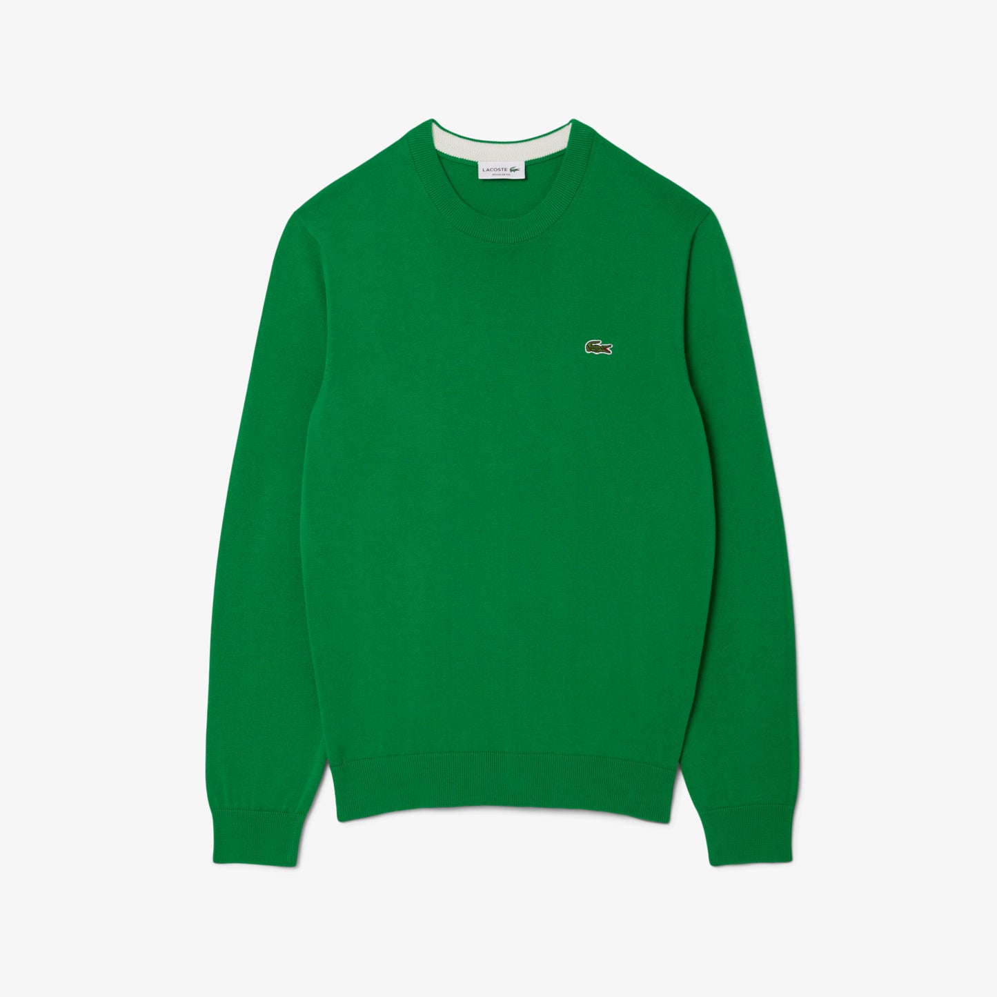 LACOSTE Camisola de algodão e malha de cabo - CARISMAstore