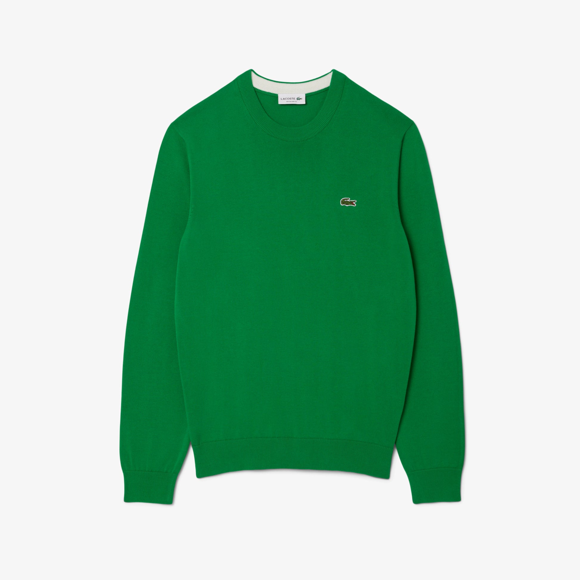 LACOSTE Camisola de algodão e malha de cabo - CARISMAstore