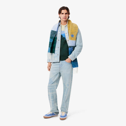 LACOSTE Camisola de lã jacquard de alpaca com paisagem - CARISMAstore