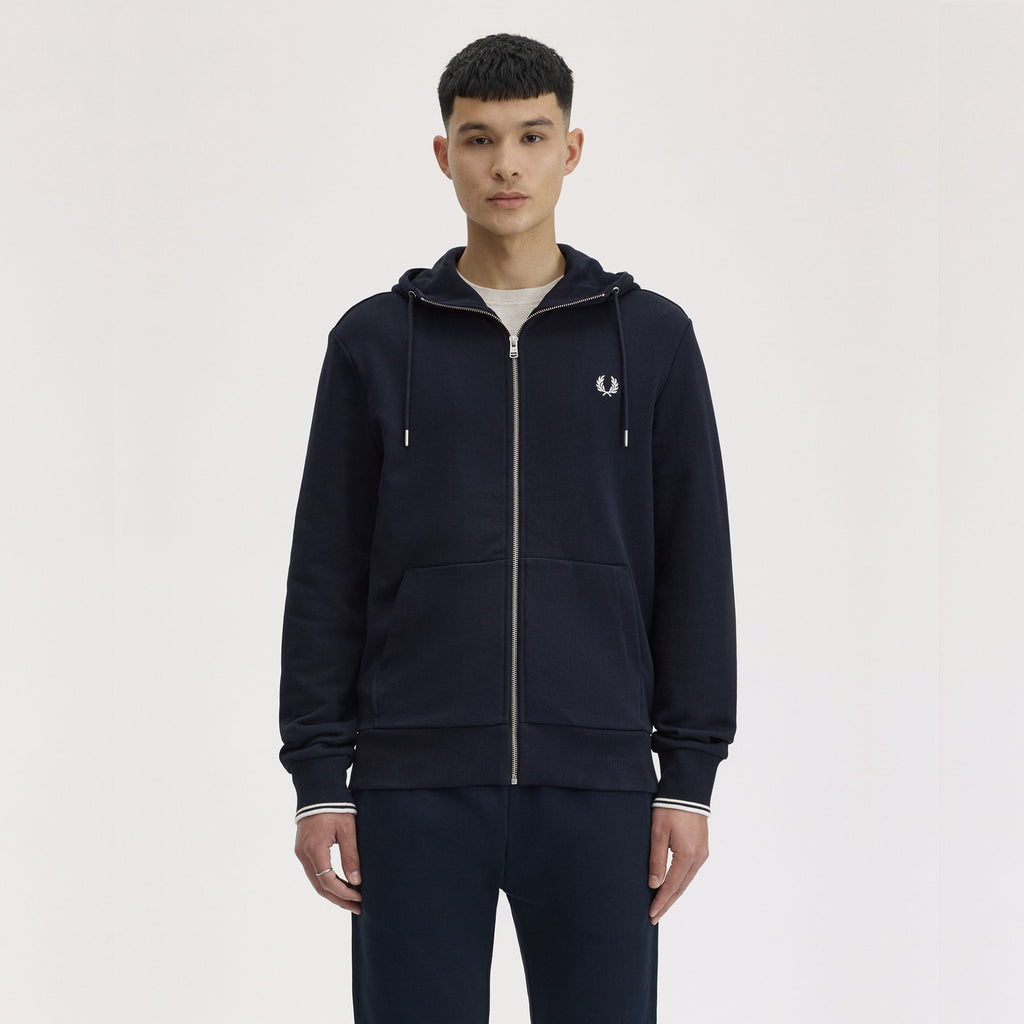 FRED PERRY Casaco com capuz e fecho