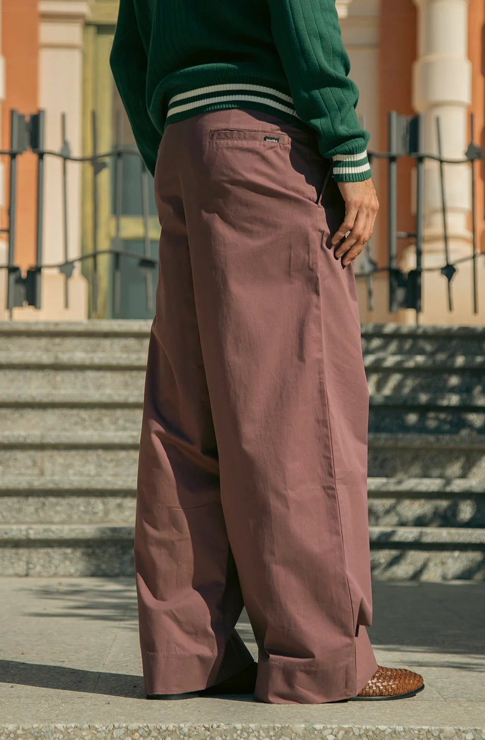 KAOTIKO calça norway wide leg