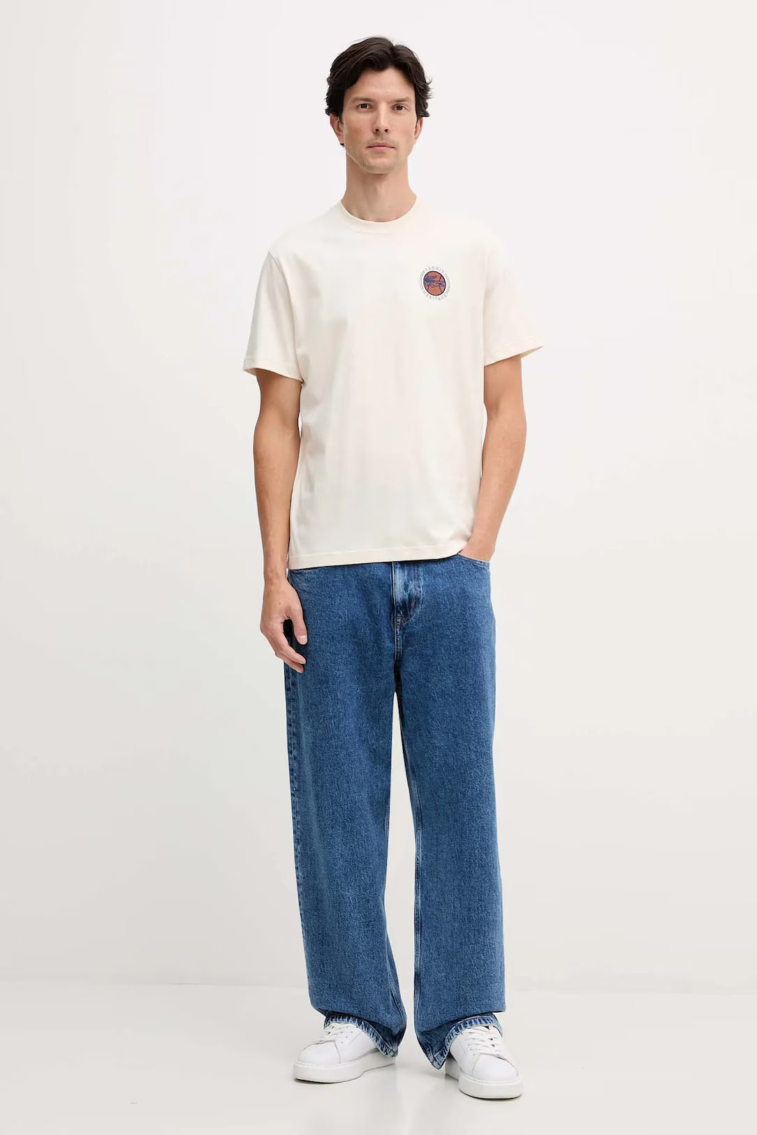 LACOSTE T-shirt em jersey com estampado múltiplo - CARISMAstore