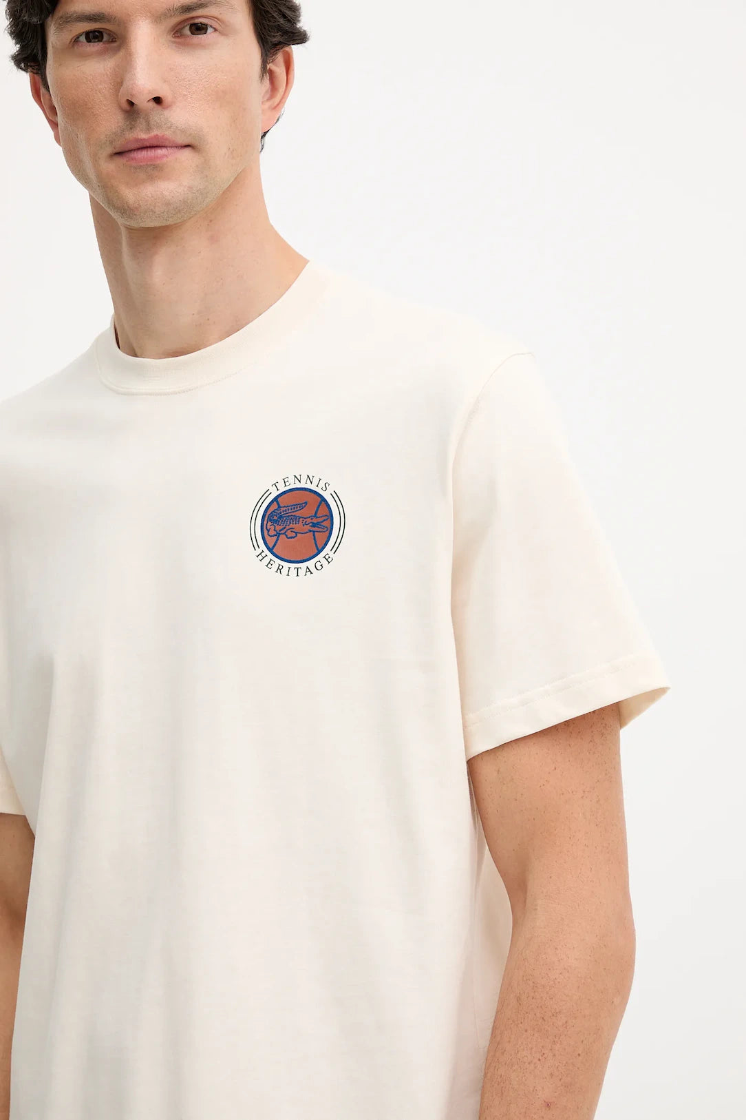 LACOSTE T-shirt em jersey com estampado múltiplo - CARISMAstore