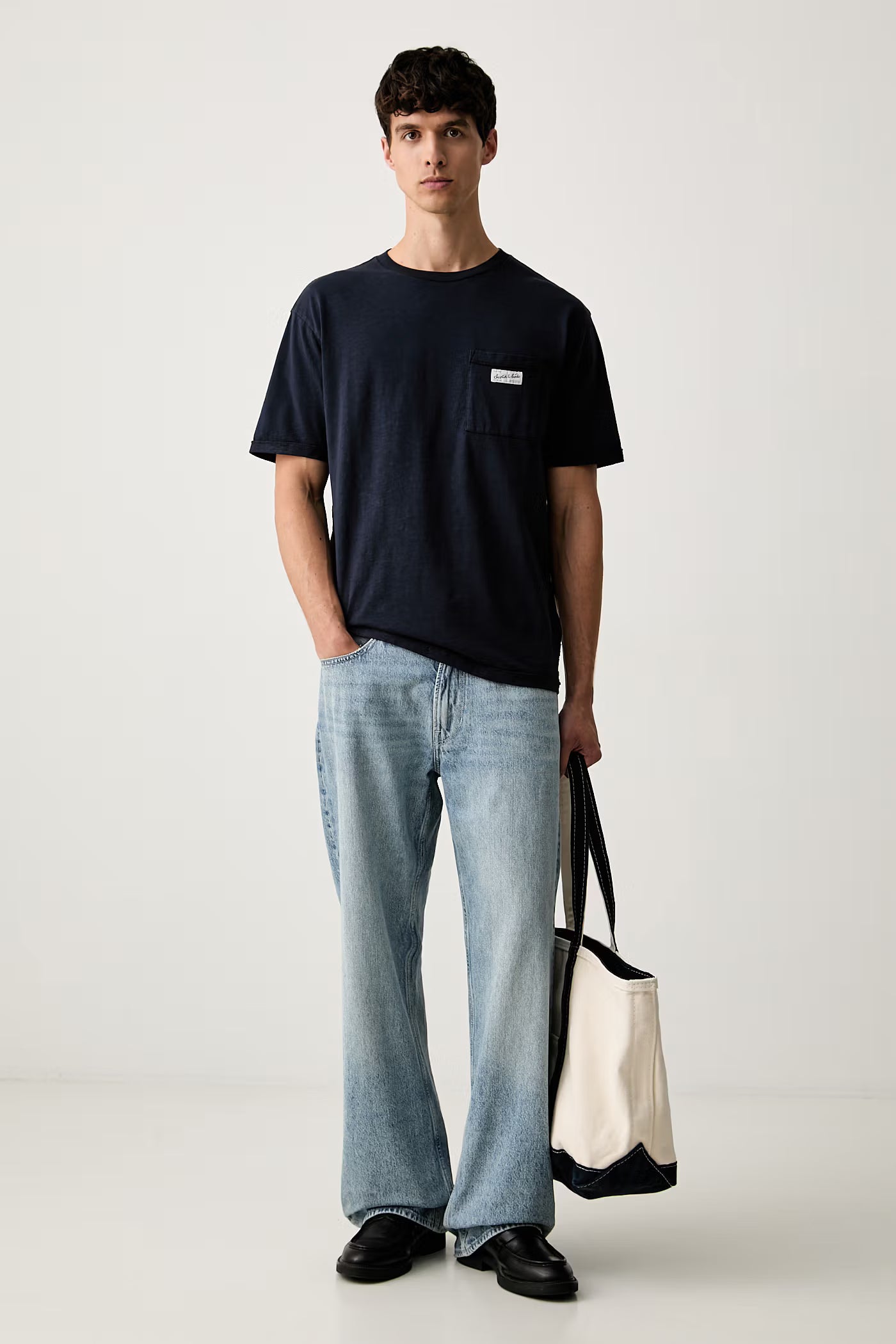 SCOTCH&SODA T-shirt de modelagem relaxada com bolso