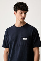 SCOTCH&SODA T-shirt de modelagem relaxada com bolso