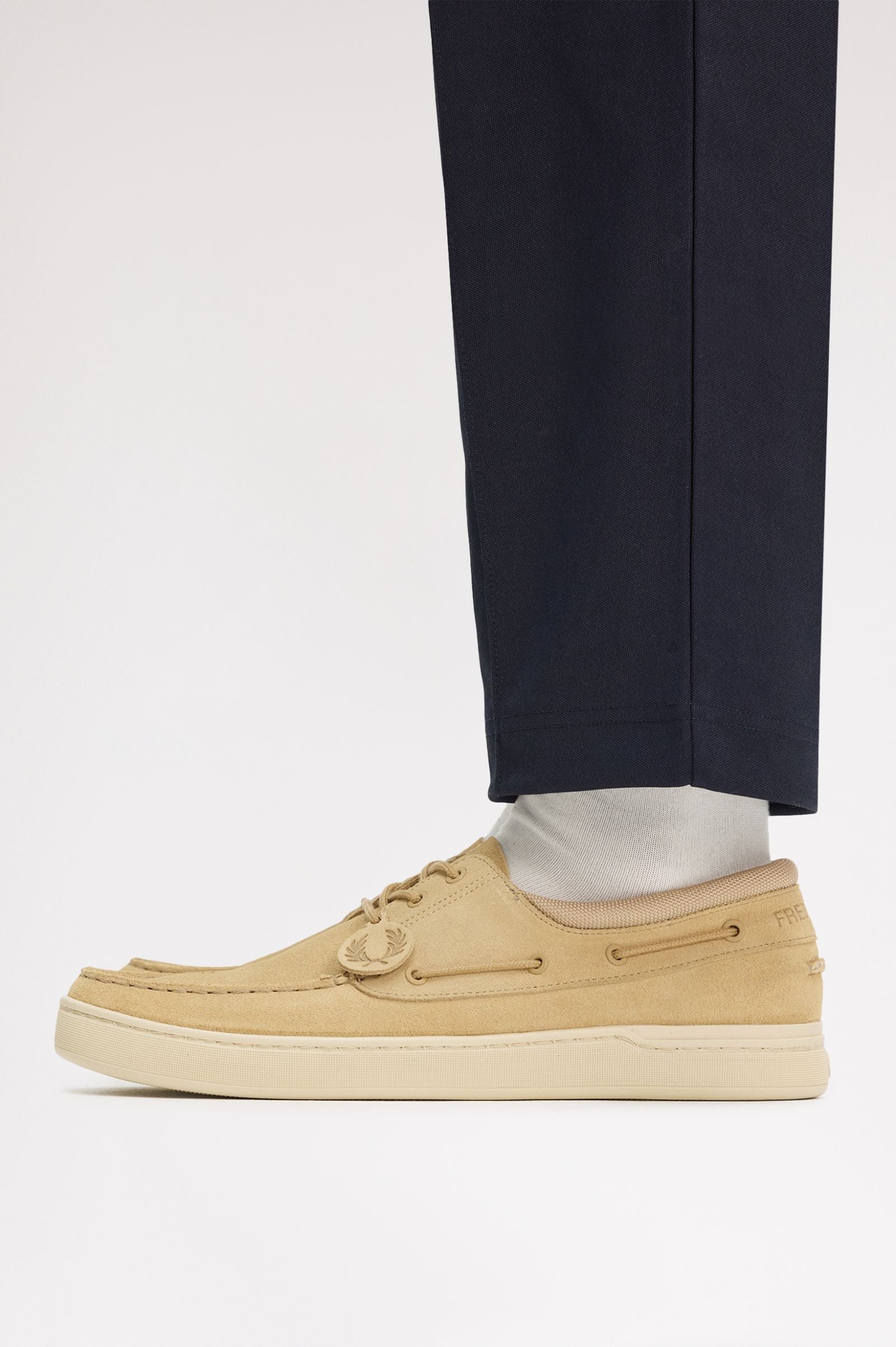 FRED PERRY Sapatos de vela drury em camurça