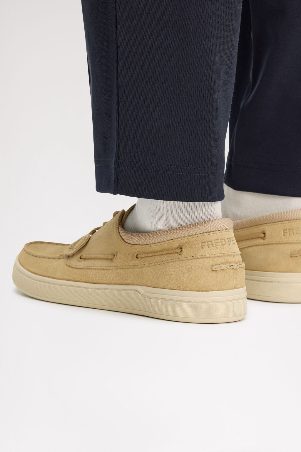 FRED PERRY Sapatos de vela drury em camurça