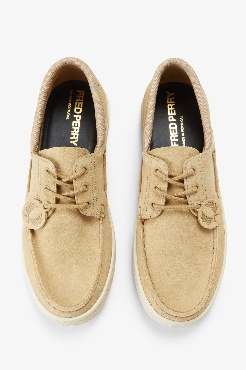 FRED PERRY Sapatos de vela drury em camurça