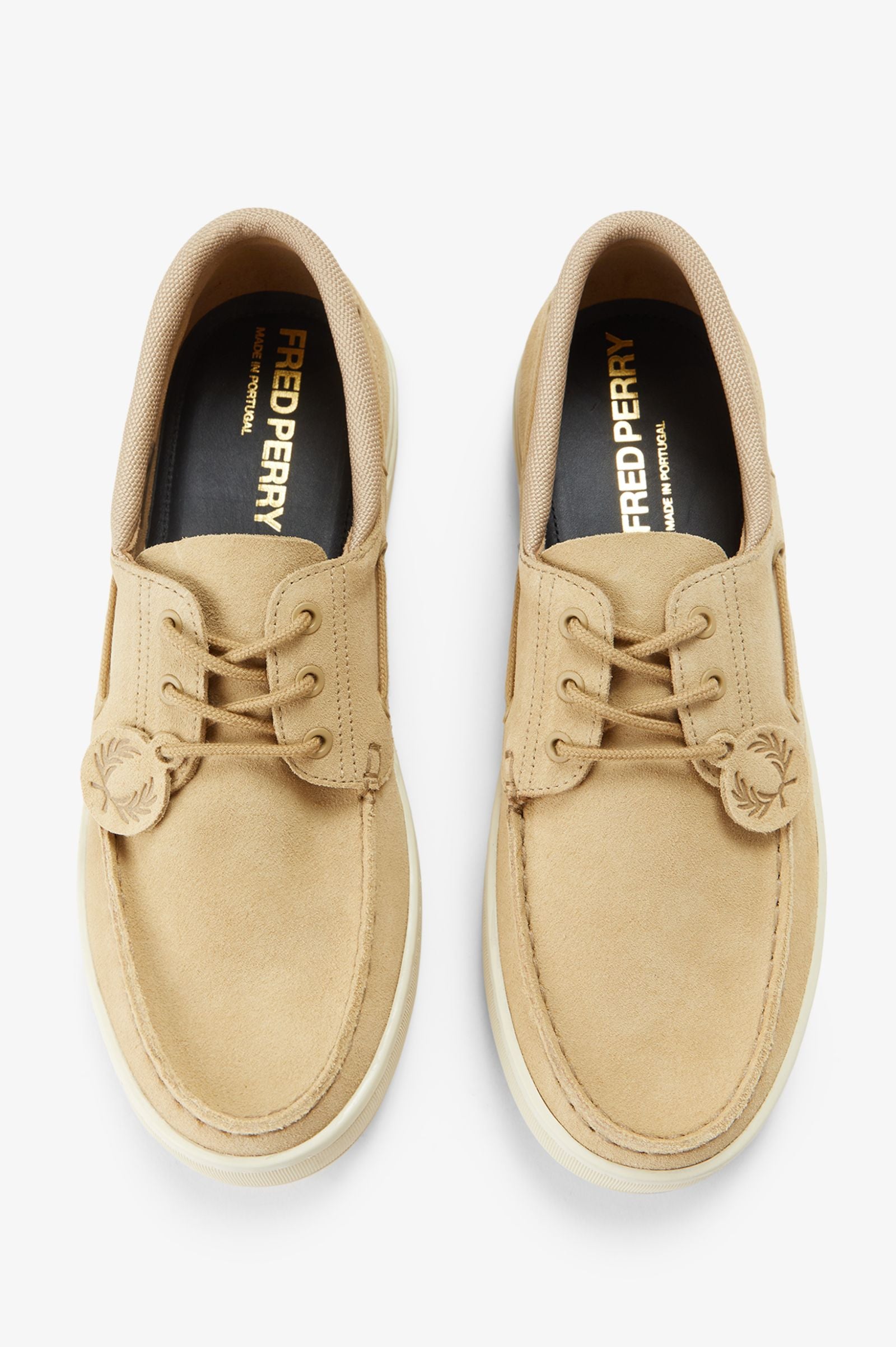 FRED PERRY Sapatos de vela drury em camurça