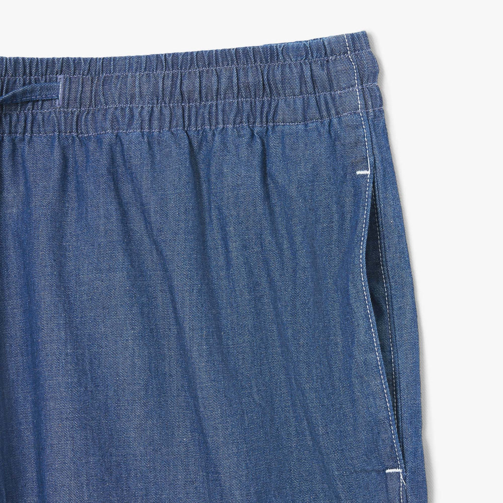 LACOSTE Calções de ganga relaxed fit