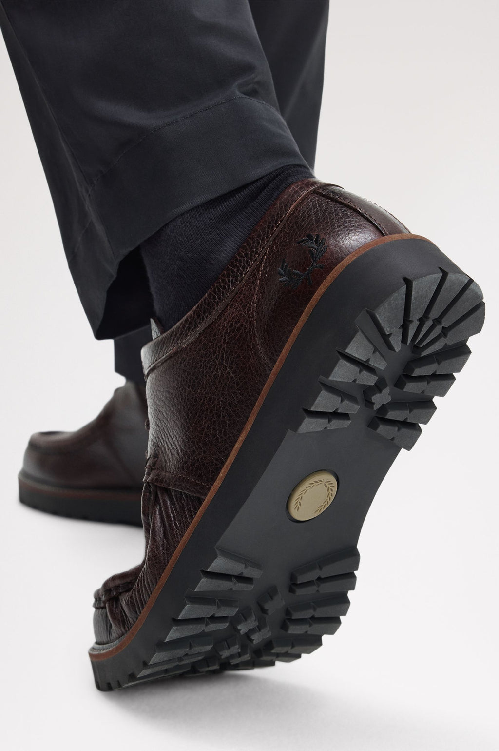 FRED PERRY Sapatos kenny em pele