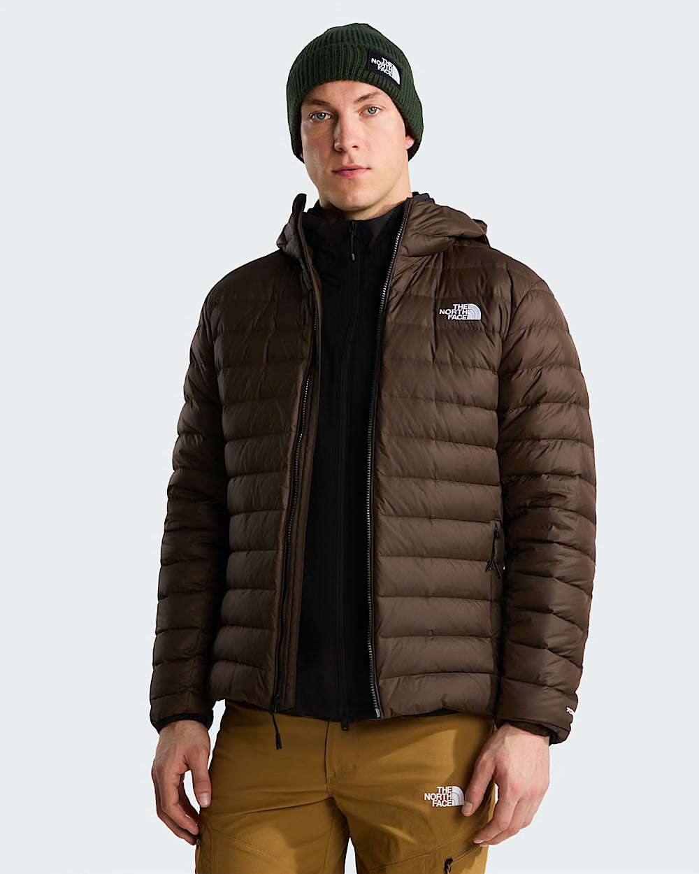 THE NORTH FACE Casaco com capuz e penugem de ganso classic