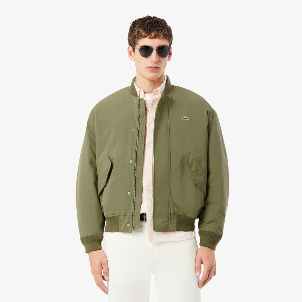 LACOSTE Bomber em tafetá impermeável