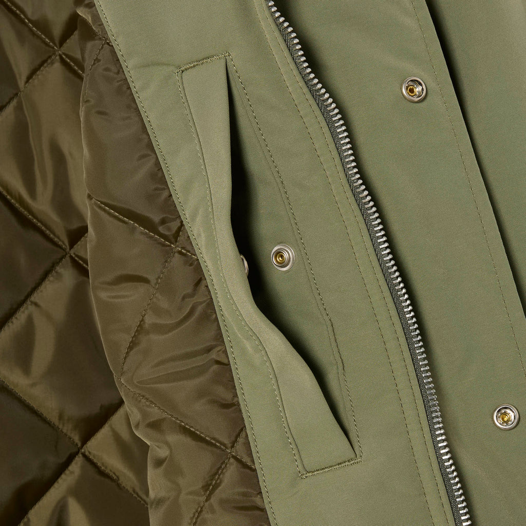 LACOSTE Bomber em tafetá impermeável