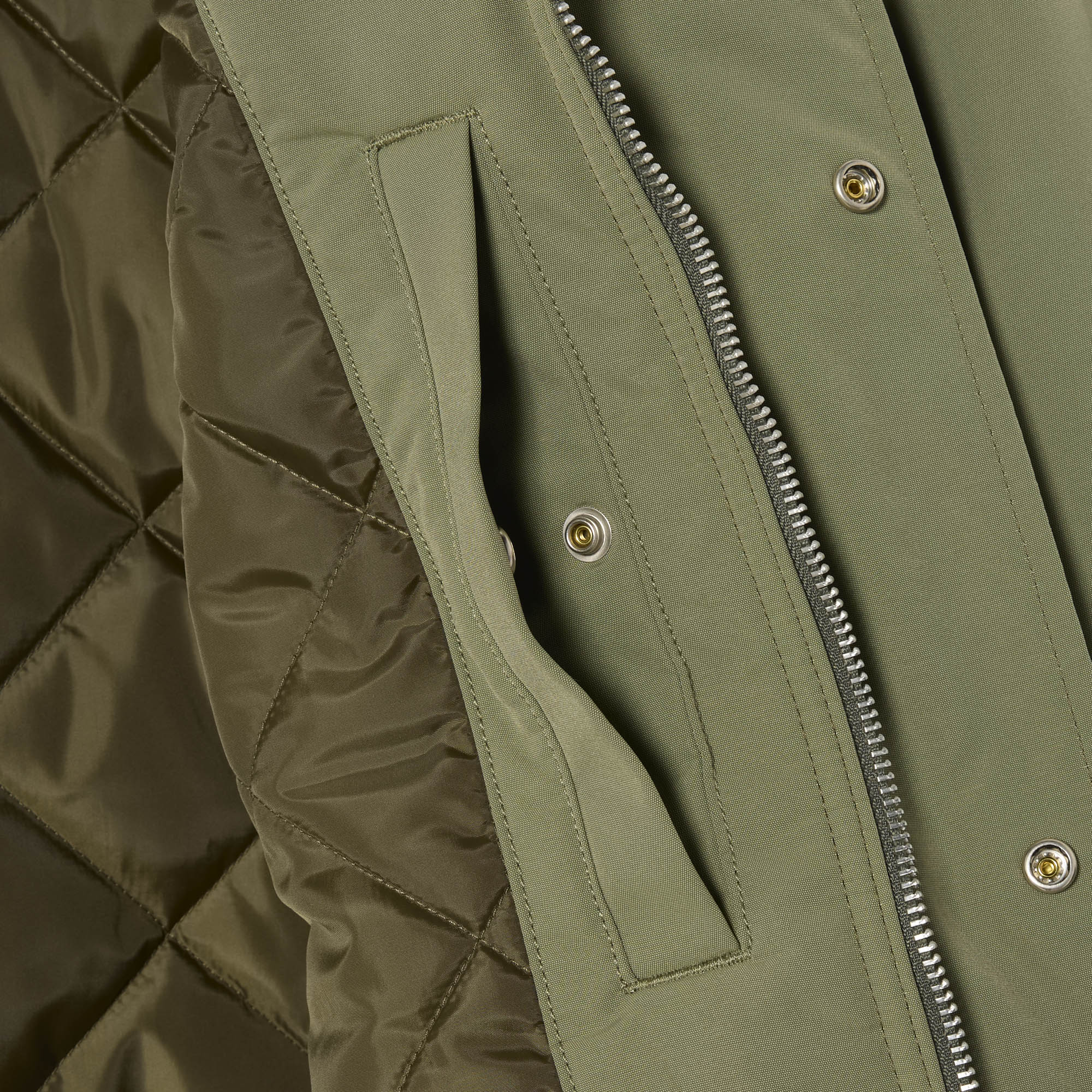 LACOSTE Bomber em tafetá impermeável