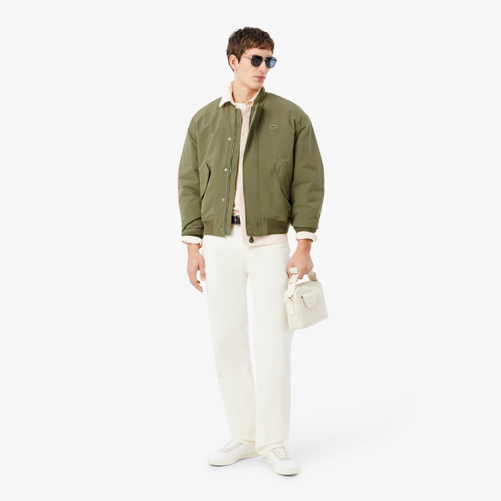 LACOSTE Bomber em tafetá impermeável