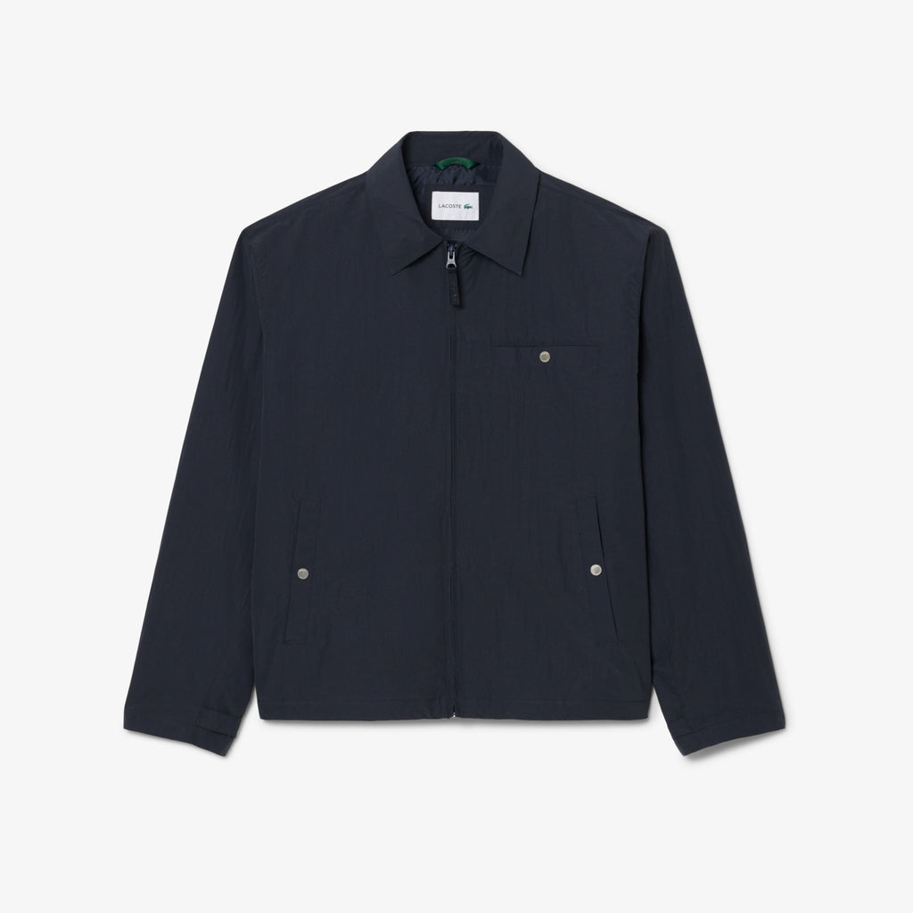 LACOSTE Blusão de tafetá texturizado impermeável