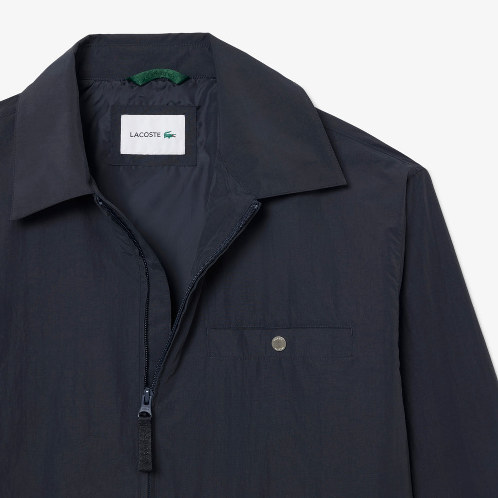 LACOSTE Blusão de tafetá texturizado impermeável