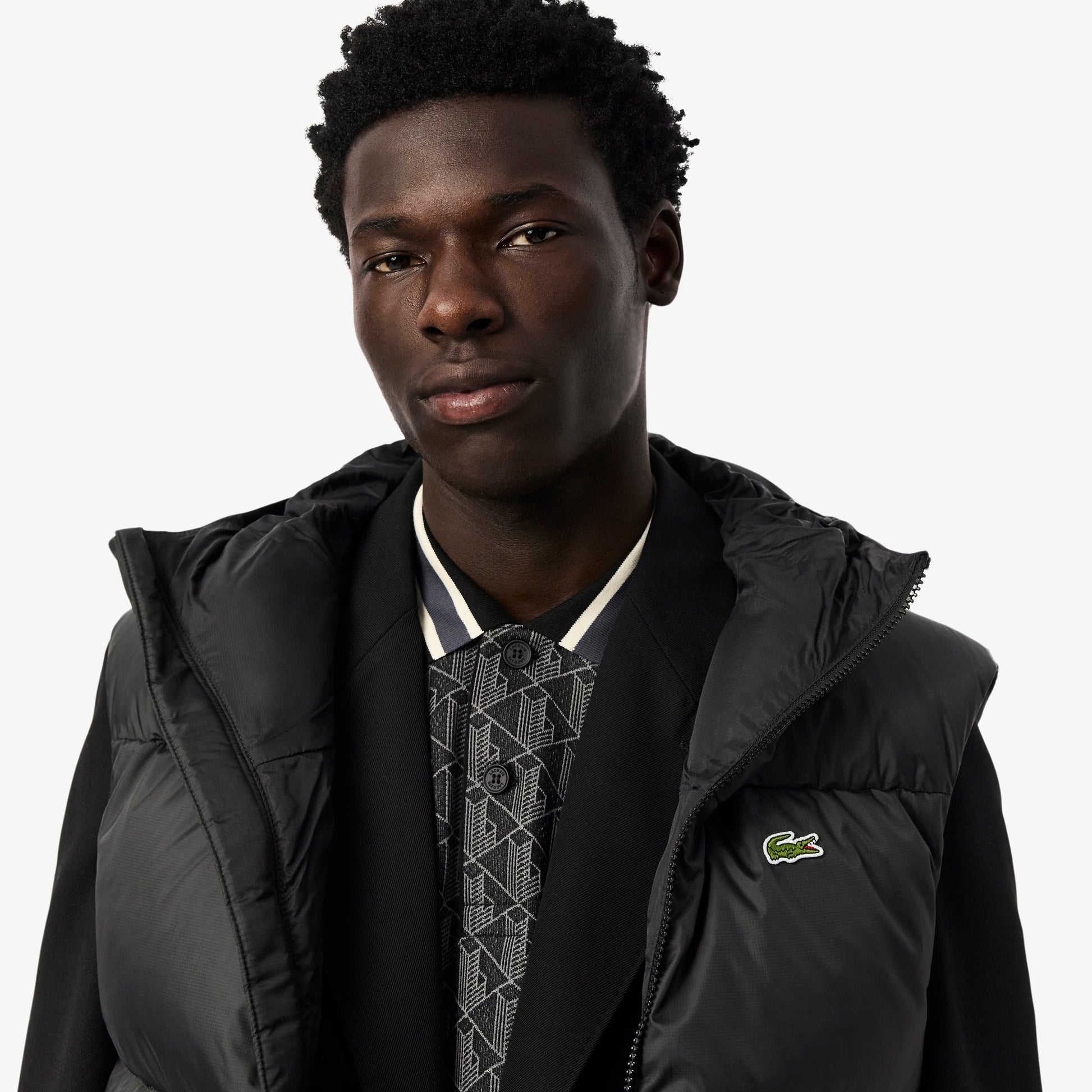 LACOSTE Colete curto acolchoado impermeável - CARISMAstore