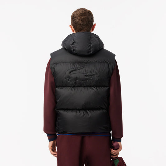 LACOSTE Colete curto acolchoado impermeável