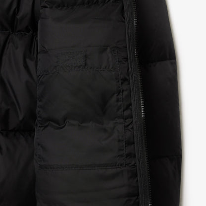 LACOSTE Blusão acolchoado impermeável curto e com capuz - CARISMAstore