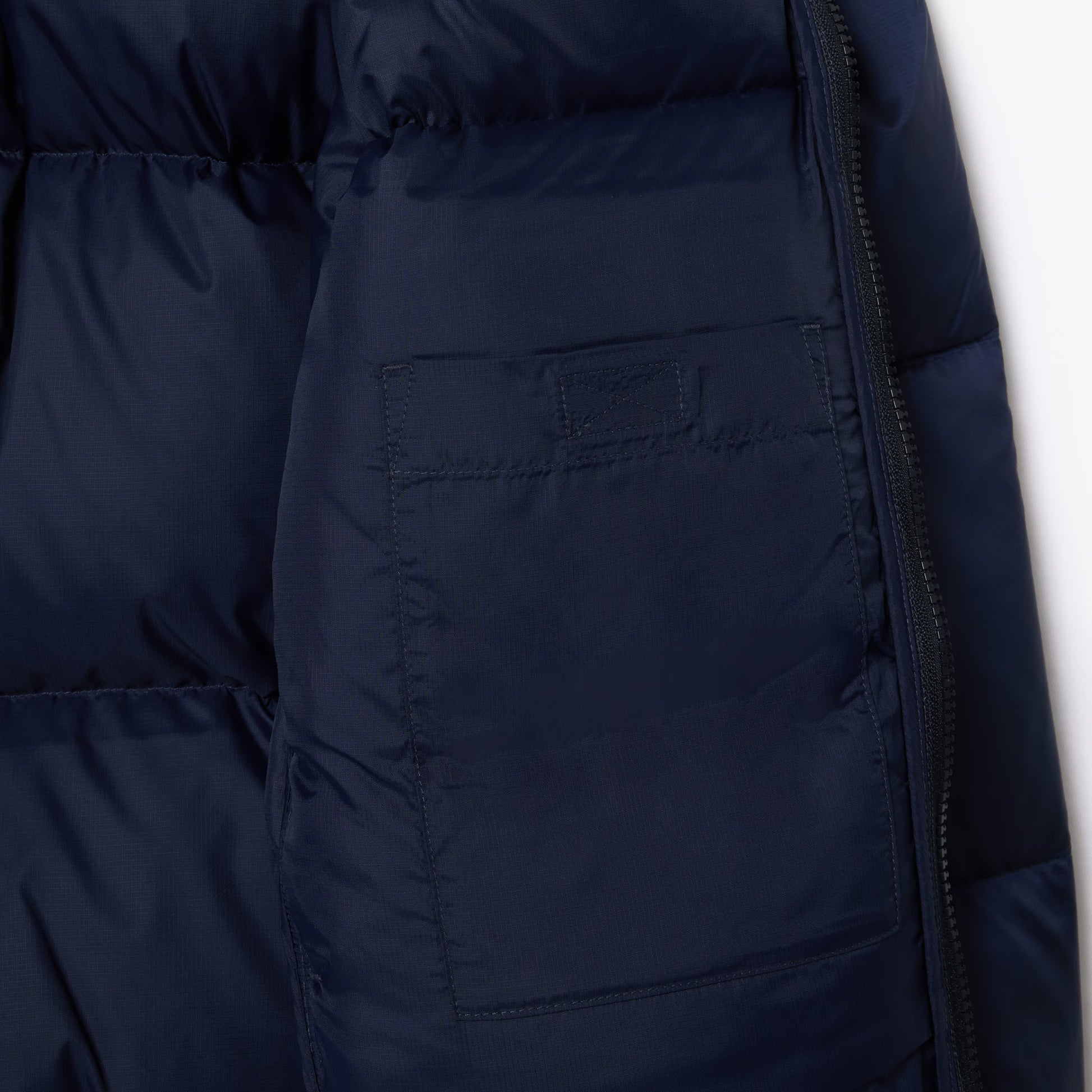 LACOSTE Blusão acolchoado impermeável curto e com capuz - CARISMAstore