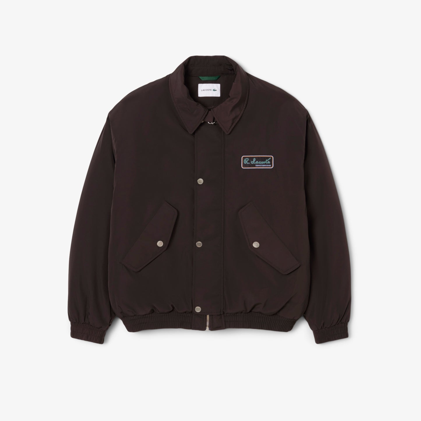 LACOSTE Blusão de aviador impermeável com emblema - CARISMAstore