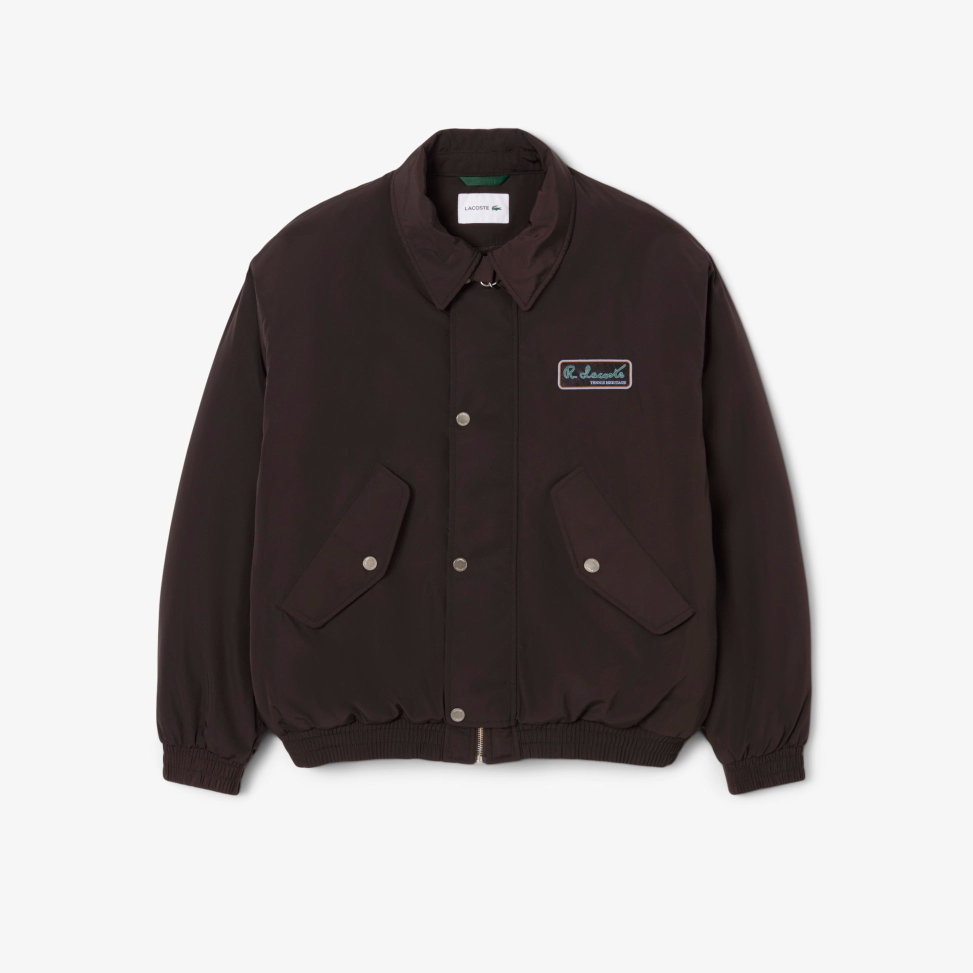 LACOSTE Blusão de aviador impermeável com emblema - CARISMAstore