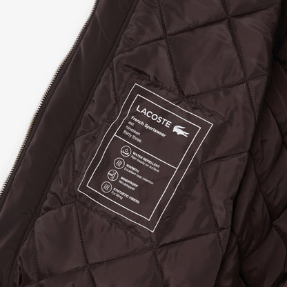 LACOSTE Blusão de aviador impermeável com emblema - CARISMAstore